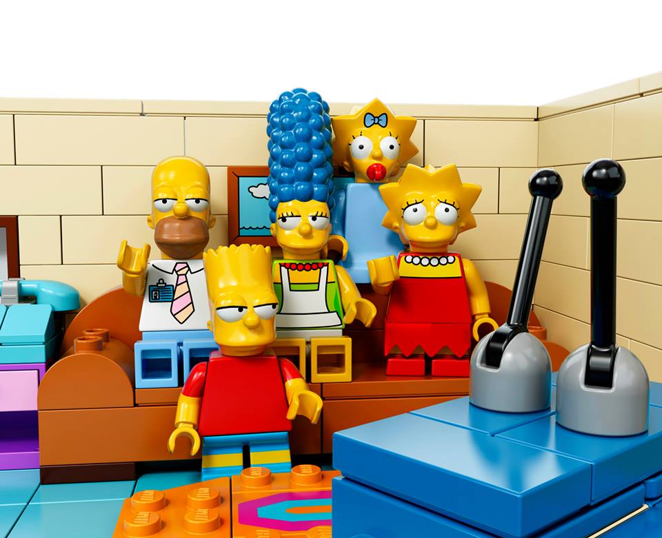 Lego Simpsons set 7106 famille