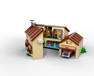 Lego Simpsons set 7106 maison ouverte