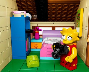 Lego Simpsons set 71006 Lisa appareil photo