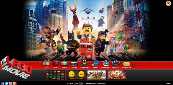 The Lego Movie Site Internet